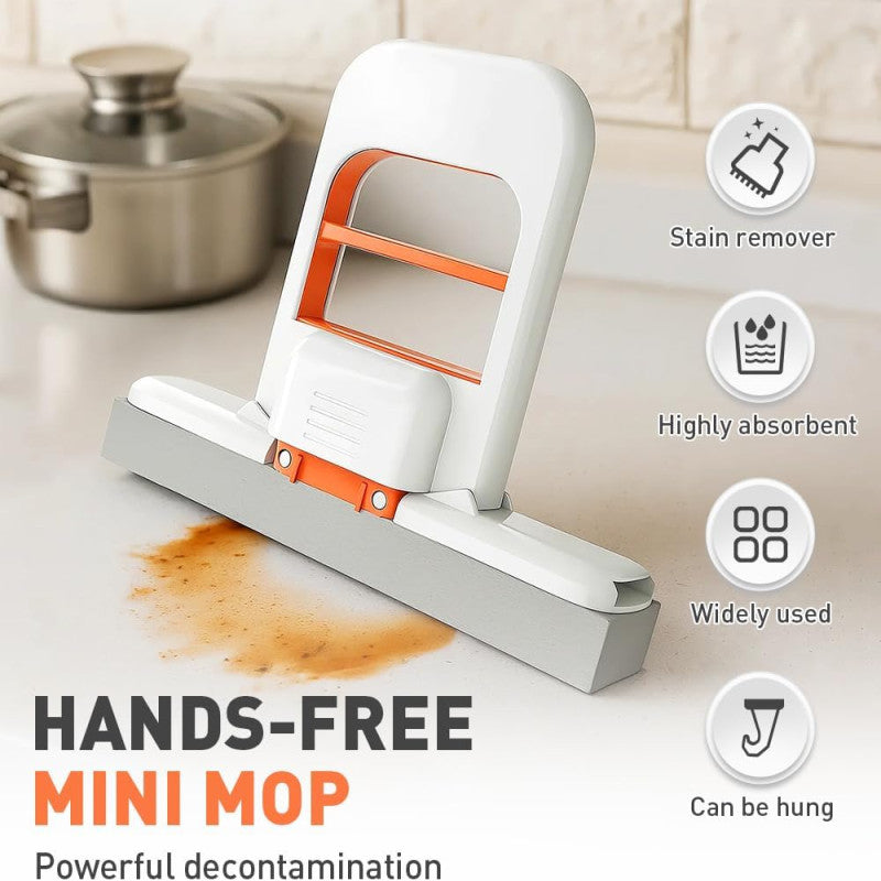 Portable Foldable Handheld Mini Cleaning Mop for Home Use
