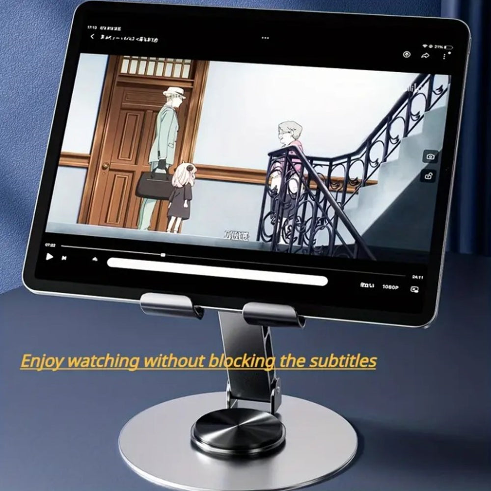 Metal Adjustable Mobile Stand | Compact Foldable Phone Holder | Matte Finish