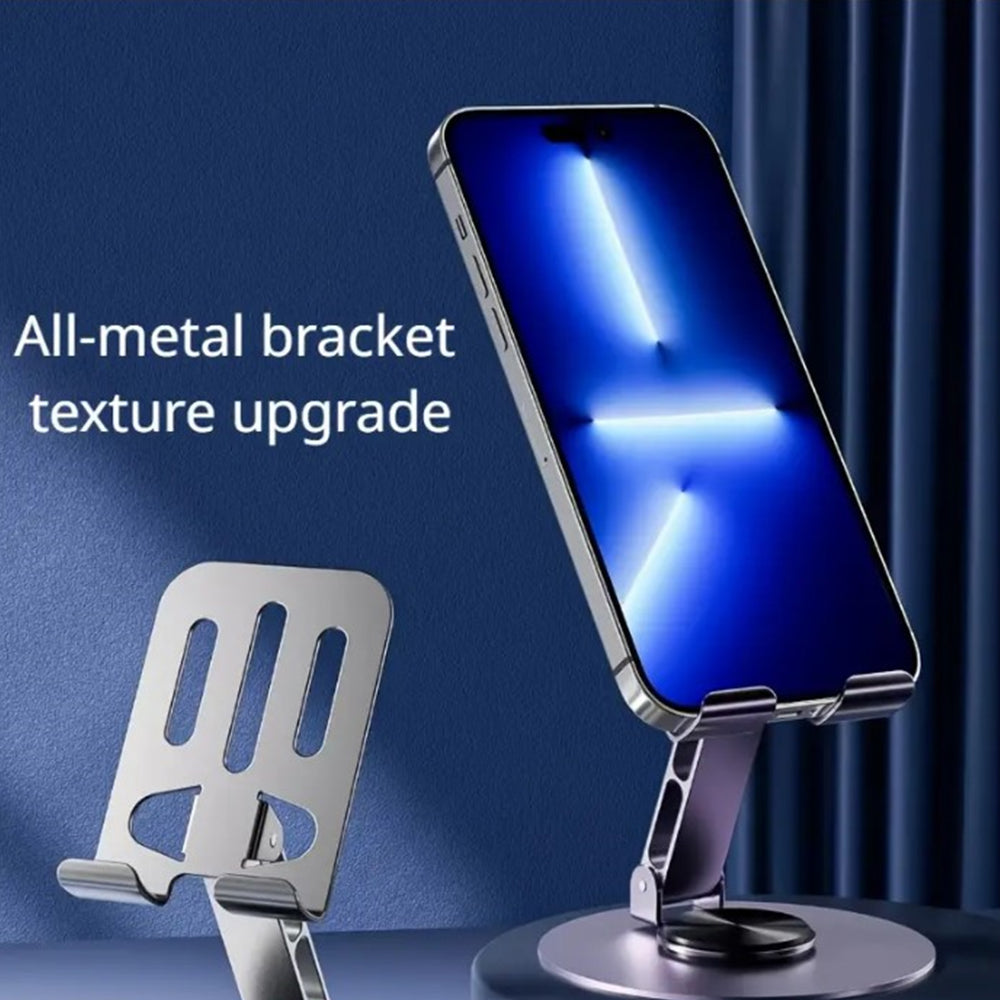Metal Adjustable Mobile Stand | Compact Foldable Phone Holder | Matte Finish