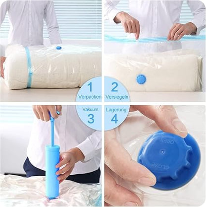 Vacuum Storage Bags Set with Pump