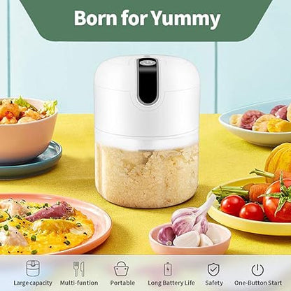 Mini Electric Wireless Food Chopper