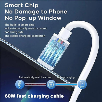 Premium Mobile Charging Cable Set with Multi-Port Storage Box