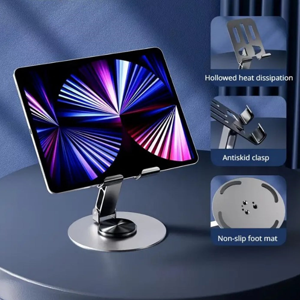 Metal Adjustable Mobile Stand | Compact Foldable Phone Holder | Matte Finish