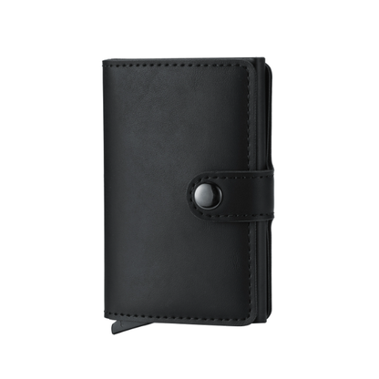 RFID Cardholder Wallet - Premium PU Leather (With Strap / Classic Slim)