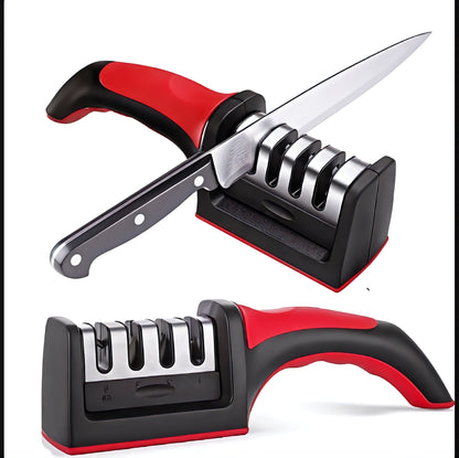 3-in-1 Manual Knife Sharpener | Adjustable Multi-Function Tool