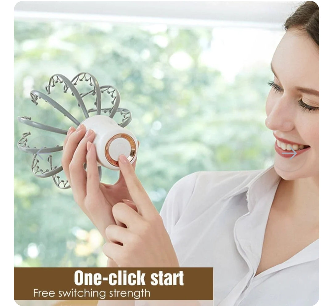 Portable 12-Claw Electric Scalp Massager