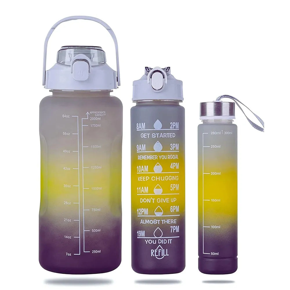 Pack of 3 Leak-Proof Sports Bottles