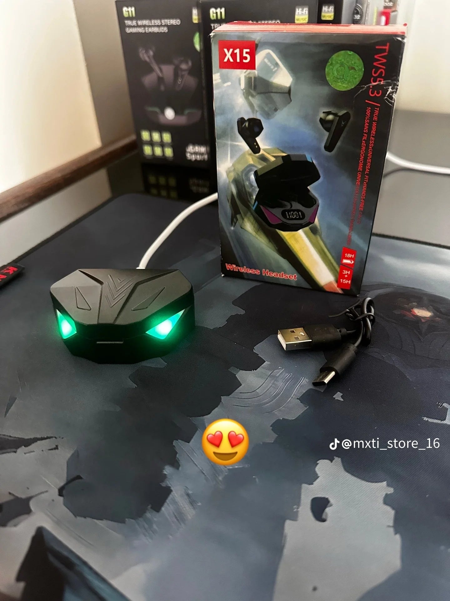 TWS X15 Gaming Earbuds | Low Latency Wireless Bluetooth Earphones