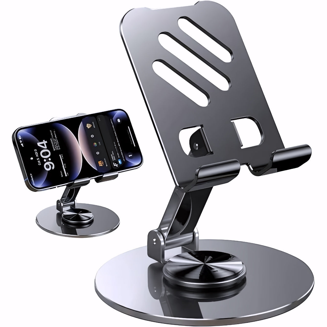 Metal Adjustable Mobile Stand | Compact Foldable Phone Holder | Matte Finish