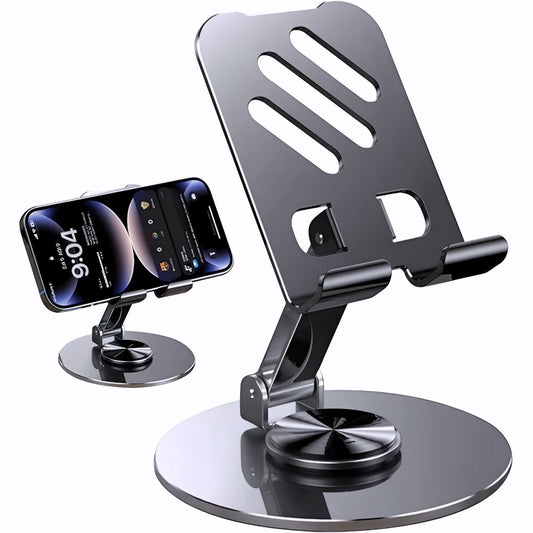 Metal Adjustable Mobile Stand | Compact Foldable Phone Holder | Matte Finish